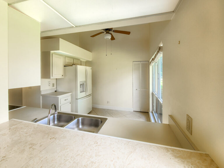 Kitchen view from living room open concept Ocala FL