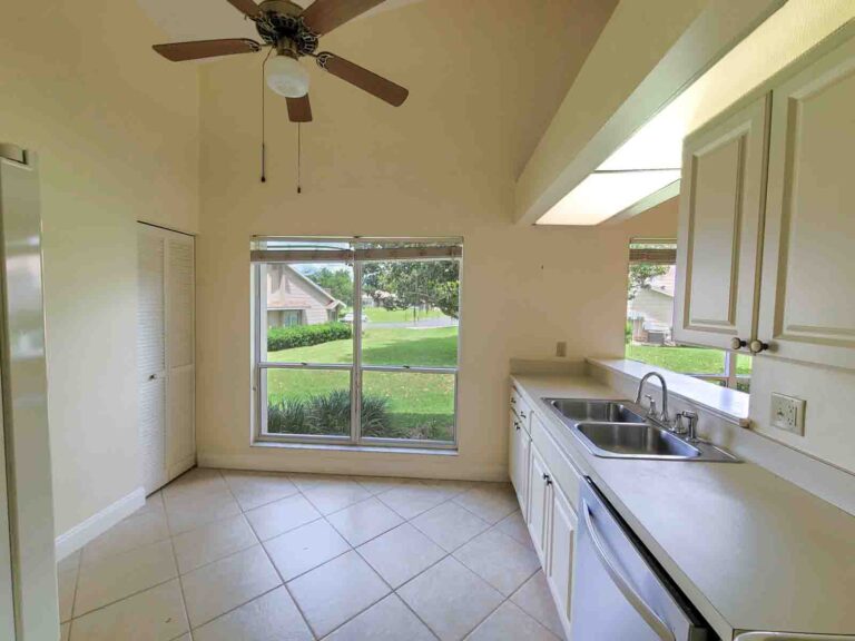 Kitchen counter and cabinetry Maple Townhouse Ocala FL