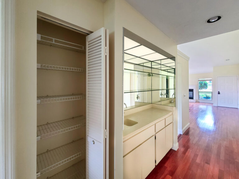 Wet bar hallway transition Maple Townhouse Ocala FL