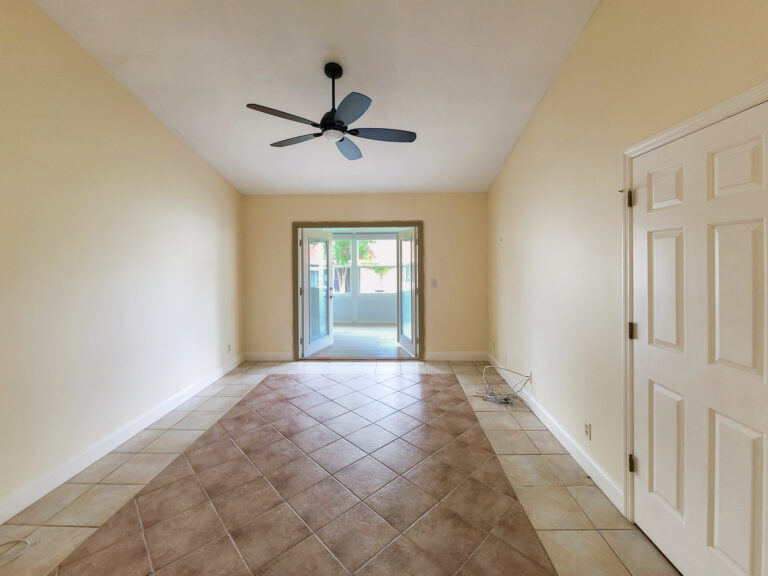 Primary bedroom French doors Ocala FL townhouse