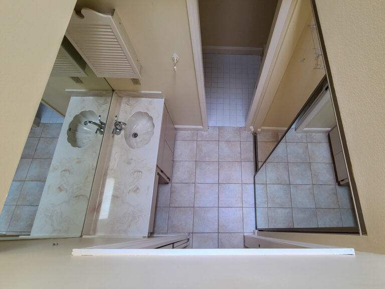 Vanity closet storage Ocala FL townhouse Maple Village