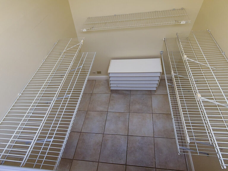 Walk-in closet second angle Ocala FL townhouse