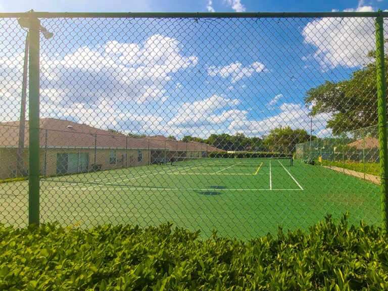 Community tennis courts Woodland Village Ocala FL
