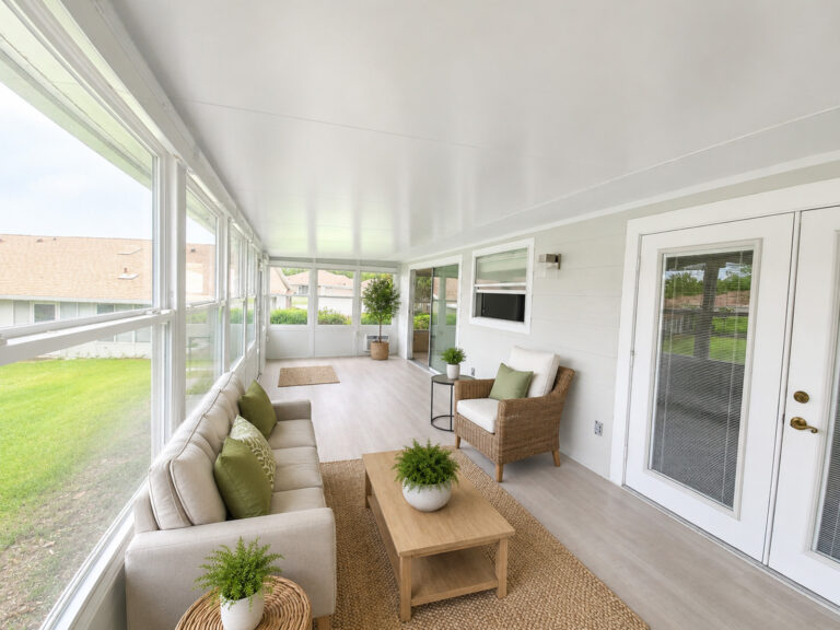 Lanai outdoor seating area Maple Townhouse Ocala FL