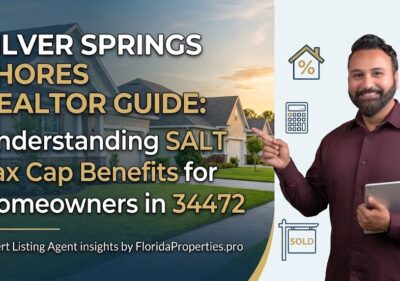 FloridaProperties.pro - Florida Licensed Real Estate Broker Associate, Florida Realtor #RealtorUsman 74 Alt Text: Silver Springs Shores Realtor explaining SALT Tax Cap benefits for 34472 homeowners selling property.
